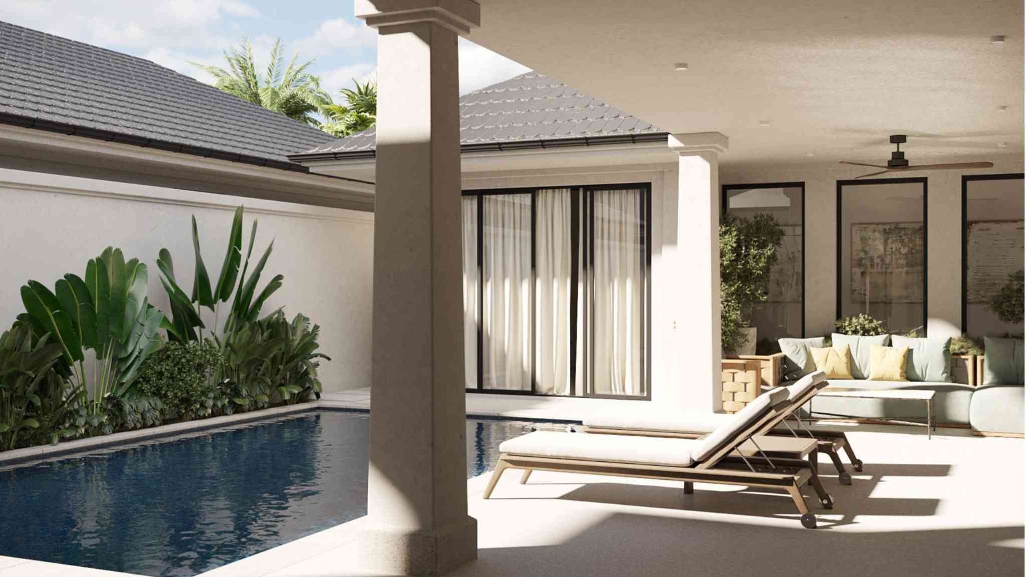 Brand New Villas Walking Distance From The Beach