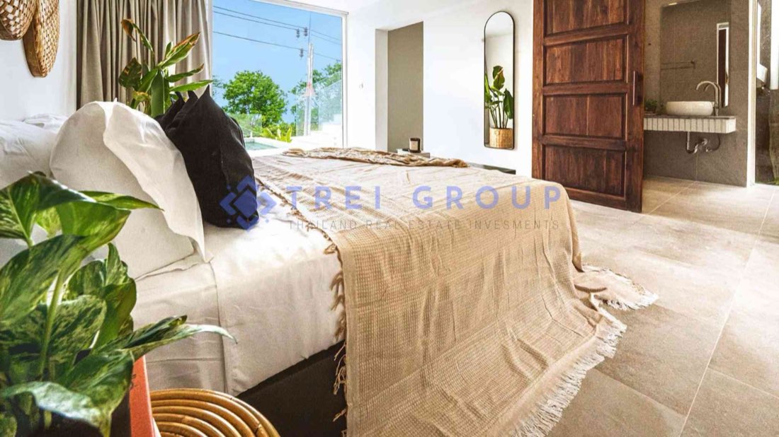 Exquisite Sea View Villa In Calm Lamai photo
