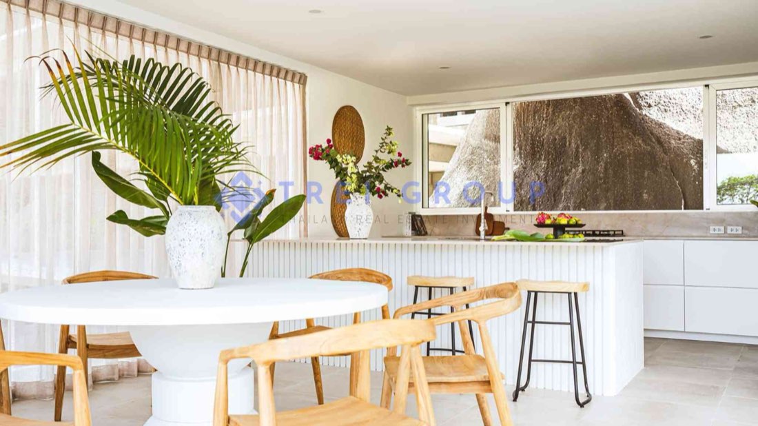 Exquisite Sea View Villa In Calm Lamai photo