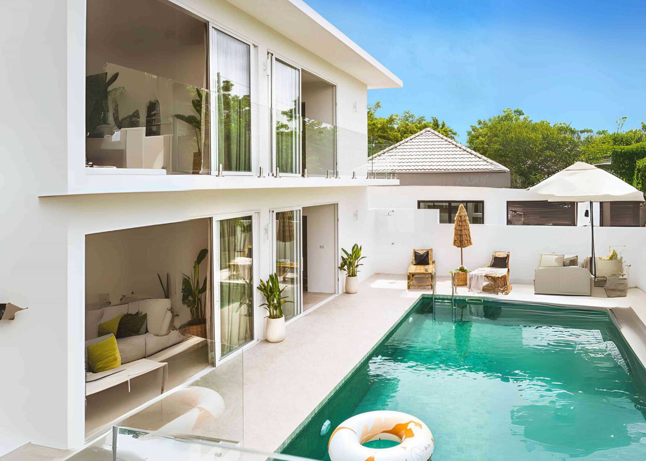 Exquisite Sea View Villa In Calm Lamai