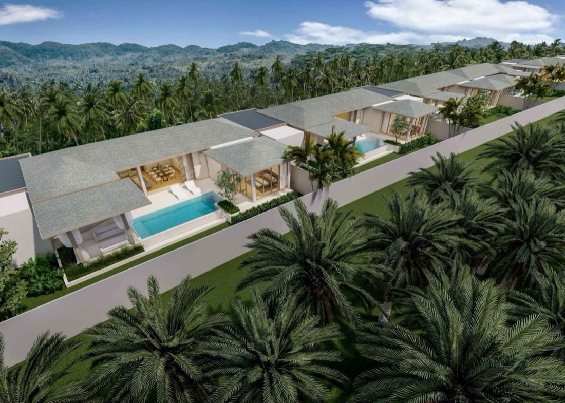 Family Villas In An Exclusive Community In Lamai